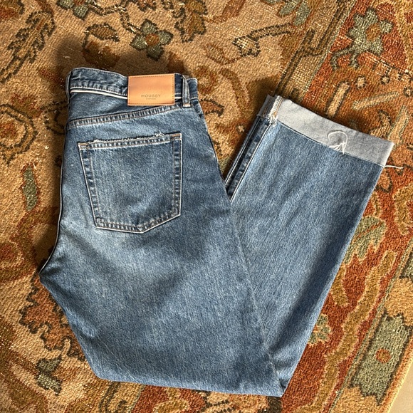 Moussy Seagraves Straight In Light Blue Premium Japanese Denim Size 31 - Picture 3 of 5